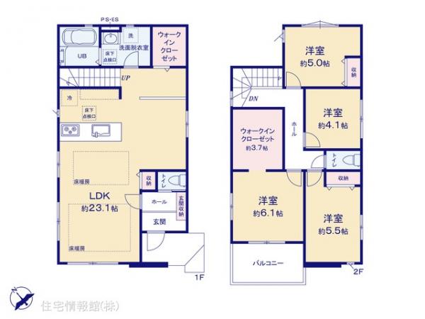 新築戸建 千葉県松戸市八ケ崎１丁目29-12 千代田常磐線新松戸駅 5,498万円
