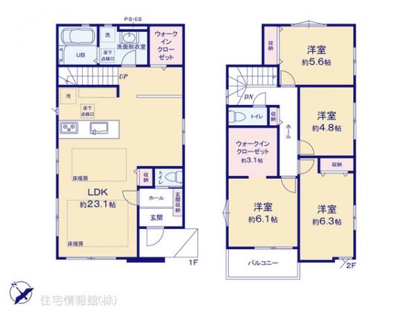 新築戸建 千葉県松戸市八ケ崎１丁目29-12 千代田常磐線新松戸駅 5,998万円