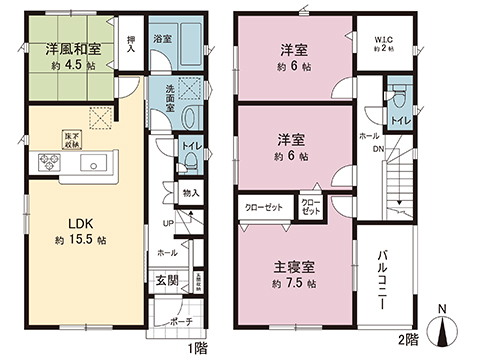 新築戸建 宇都宮市東町 JR東北本線 (宇都宮線）宇都宮駅 2,690万円