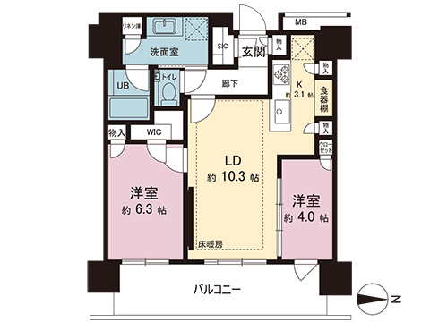 中古マンション 横浜市神奈川区鶴屋町１丁目 JR東海道本線(東京〜熱海)横浜駅 1億6,900万円