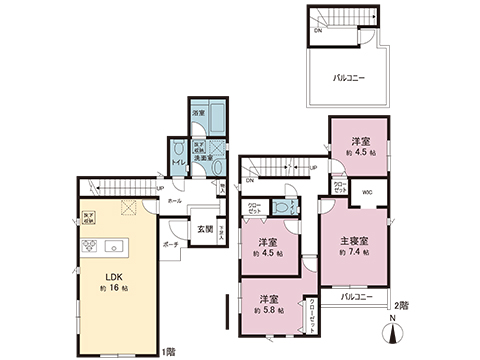 新築戸建 横浜市戸塚区上矢部町 横浜市営地下鉄ブルーライン踊場駅 4,398万円