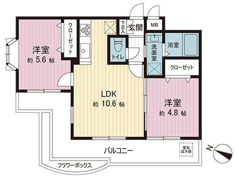中古マンション 大和市深見西１丁目 小田急江ノ島線大和駅 1,999万円
