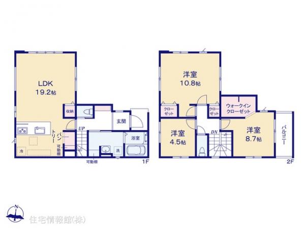 新築戸建 東京都足立区東伊興４丁目14-77 東武伊勢崎線竹ノ塚駅 6,698万円
