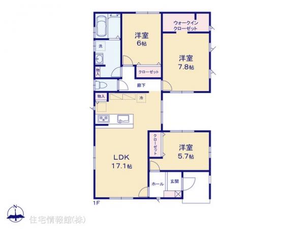 新築戸建 埼玉県幸手市西２丁目8 東武日光線幸手駅 3,130万円