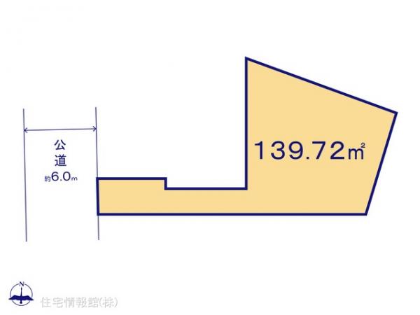 土地 東京都日野市三沢１丁目21-7 京王線高幡不動駅 3,390万円