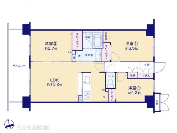 中古マンション 埼玉県戸田市新曽南３丁目7-33 JR埼京線戸田公園駅 3,799万円