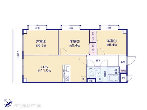 中古マンション 埼玉県川口市南鳩ヶ谷４丁目7-20 埼玉高速鉄道南鳩ケ谷駅 3,380万円
