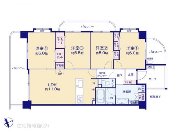 中古マンション 東京都板橋区前野町４丁目1-6 都営三田線志村坂上駅 7,480万円