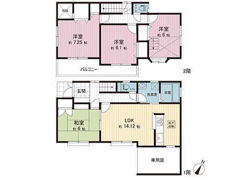 中古戸建 越谷市大沢１丁目 東武伊勢崎線北越谷駅 3,180万円