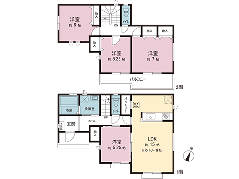新築戸建 宇都宮市針ヶ谷町 JR東北本線 (宇都宮線）雀宮駅 2,890万円