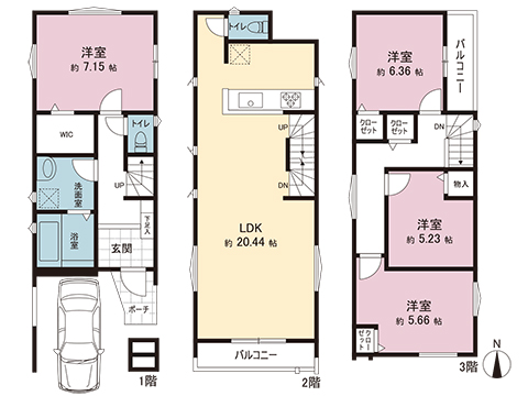 中古戸建 茅ヶ崎市浜竹１丁目 JR東海道本線(東京〜熱海)辻堂駅 5,180万円