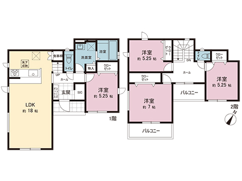 新築戸建 中郡大磯町国府本郷 JR東海道本線(東京〜熱海)大磯駅 3,180万円
