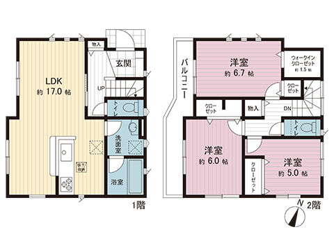中古戸建 川越市南大塚５丁目 西武新宿線南大塚駅 2,680万円