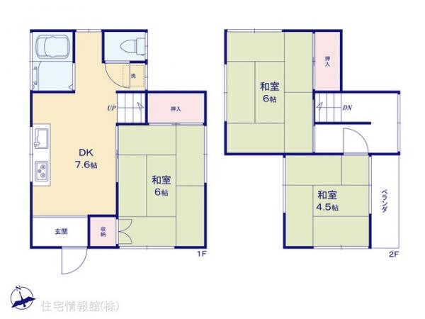 中古戸建 埼玉県久喜市鷲宮中央２丁目6-37 東武伊勢崎線鷲宮駅 398万円