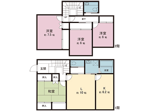 中古戸建 厚木市下依知２丁目 小田急線本厚木駅 2,100万円