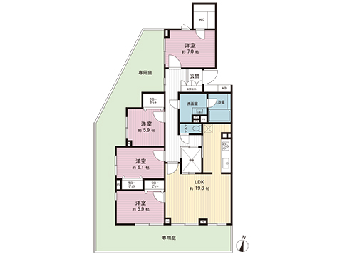 中古マンション 川崎市多摩区南生田７丁目 小田急線生田駅 4,699万円