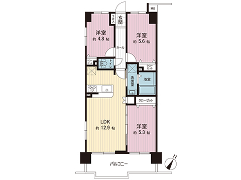 中古マンション さいたま市岩槻区並木２丁目 東武野田線岩槻駅 1,790万円