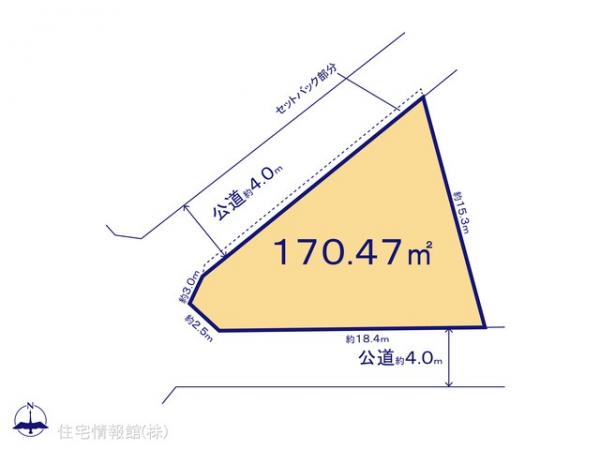 土地 千葉県千葉市中央区星久喜町650-5 京成千原線大森台駅 2,200万円