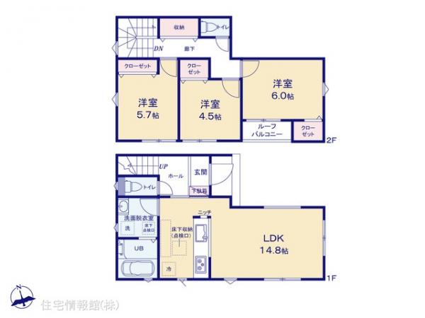 新築戸建 千葉県千葉市中央区葛城２丁目15-5 京成千原線千葉寺駅 3,299万円