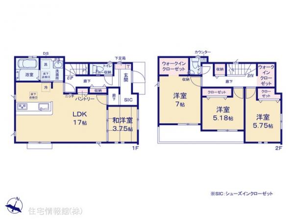 新築戸建 東京都八王子市弐分方町148 JR中央線西八王子駅 2,990万円