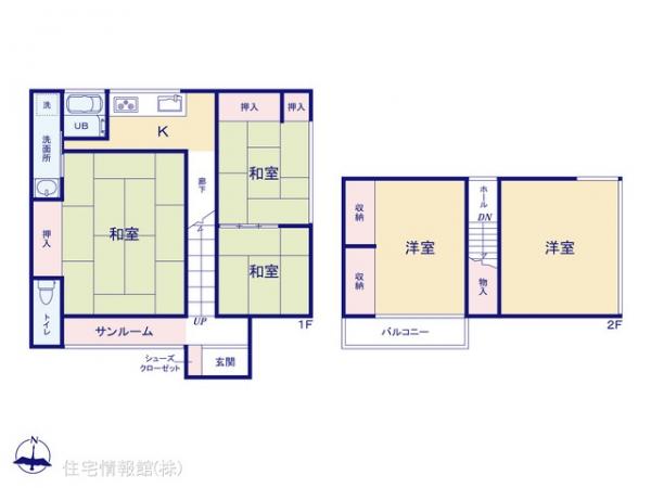 中古戸建 千葉県千葉市中央区院内２丁目7-15 JR総武本線東千葉駅 800万円