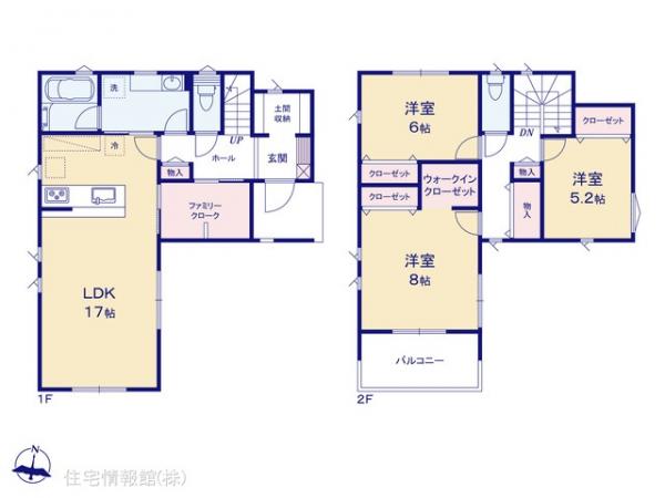 新築戸建 埼玉県坂戸市鎌倉町15 東武東上線北坂戸駅 3,630万円