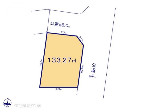 土地 埼玉県坂戸市鎌倉町15 東武東上線北坂戸駅 1,780万円