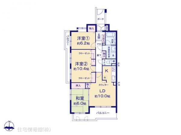 中古マンション 千葉県千葉市若葉区桜木北２丁目4-30 JR総武本線都賀駅 1,980万円