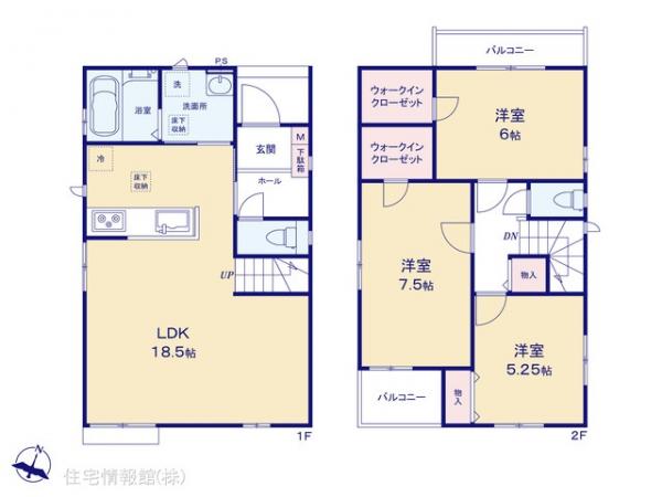 新築戸建 埼玉県戸田市川岸３丁目5-16 JR埼京線戸田公園駅 6,890万円