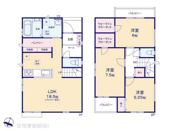 新築戸建 埼玉県戸田市川岸３丁目5-16 JR埼京線戸田公園駅 6,690万円
