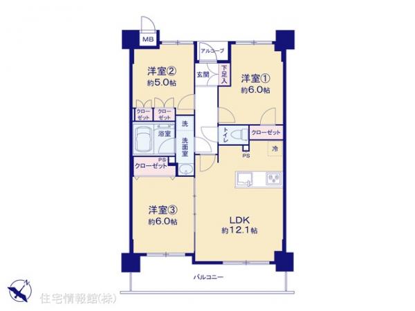 中古マンション 埼玉県さいたま市南区内谷７丁目14-18 JR埼京線武蔵浦和駅 3,199万円