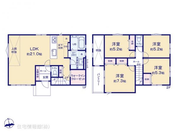 新築戸建 埼玉県さいたま市岩槻区諏訪５丁目5-4 東武野田線東岩槻駅 3,698万円