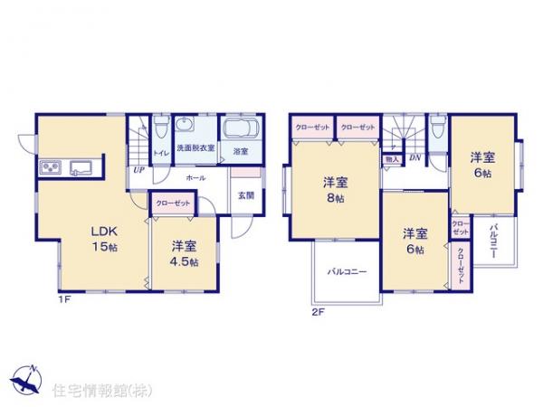 中古戸建 千葉県野田市花井１丁目15-33 東武野田線梅郷駅 1,899万円