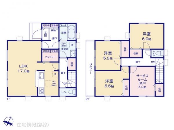 新築戸建 埼玉県北葛飾郡松伏町大字松伏2198-5 東武伊勢崎線北越谷駅 3,280万円