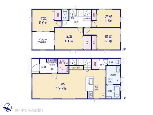 新築戸建 埼玉県北葛飾郡松伏町大字松伏2198-5 東武伊勢崎線北越谷駅 3,180万円