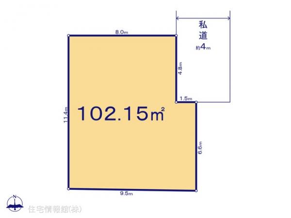 土地 埼玉県さいたま市北区日進町２丁目1378-4 JR川越線日進駅 3,090万円