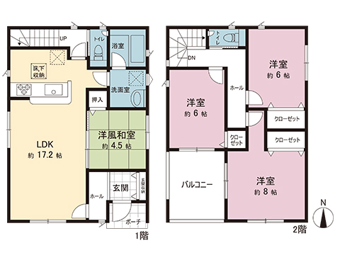 新築戸建 平塚市山下１丁目 JR東海道本線(東京〜熱海)平塚駅 3,380万円