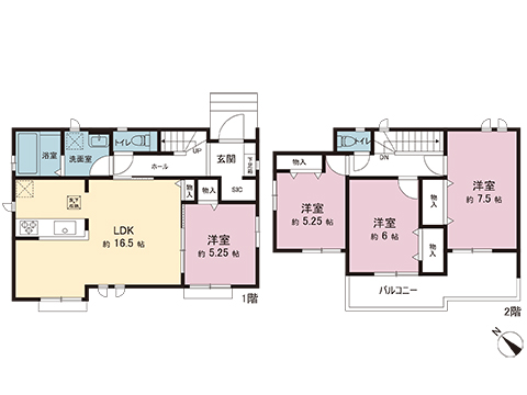 新築戸建 宇都宮市御幸ケ原町 JR東北本線 (宇都宮線）岡本駅 3,390万円