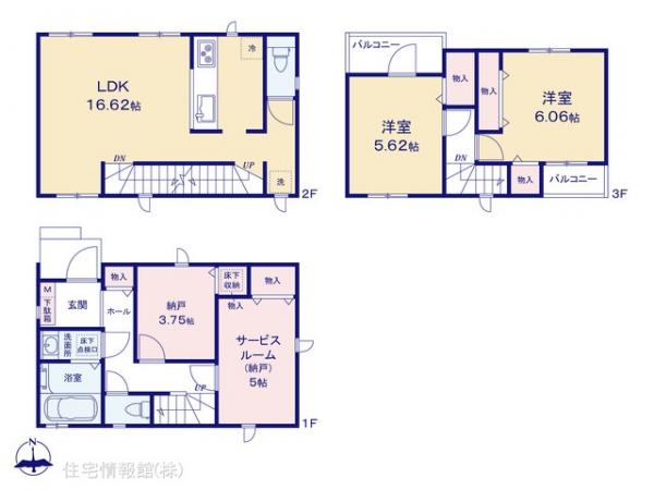 新築戸建 神奈川県横浜市南区睦町２丁目210-4 横浜市営地下鉄ブルーライン吉野町駅 4,990万円