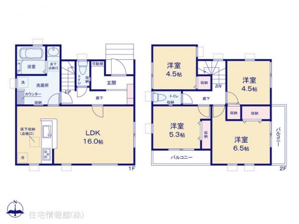 新築戸建 埼玉県草加市青柳３丁目36-16 東武伊勢崎線獨協大学前駅 3,580万円