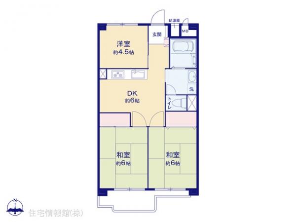 中古マンション 東京都三鷹市下連雀７丁目16-14 JR中央線三鷹駅 2,120万円