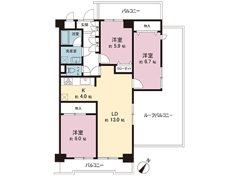 中古マンション 座間市相模が丘２丁目 小田急線小田急相模原駅 3,980万円