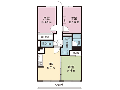 中古マンション 大和市下鶴間 小田急江ノ島線南林間駅 1,950万円