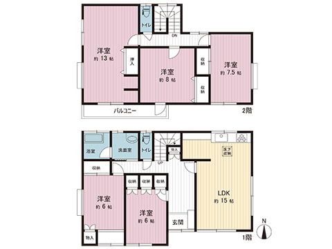 中古戸建 宇都宮市大和１丁目 東武宇都宮線江曽島駅 2,399万円
