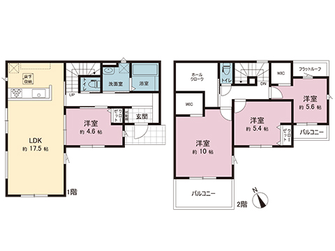 新築戸建 横浜市戸塚区東俣野町 小田急江ノ島線善行駅 4,759万円