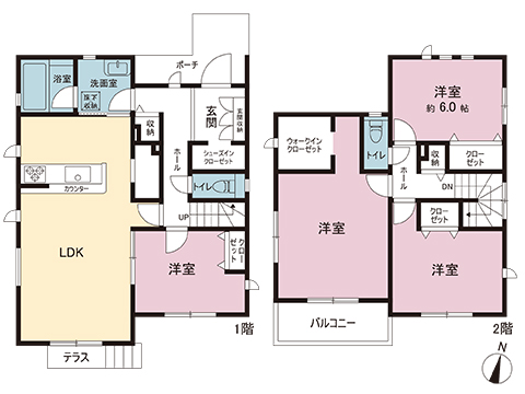 新築戸建 中郡大磯町国府本郷 JR東海道本線(東京〜熱海)二宮駅 3,380万円