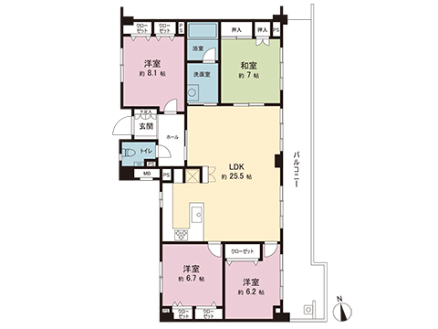 中古マンション 府中市北山町４丁目 JR武蔵野線西国分寺駅 5,490万円