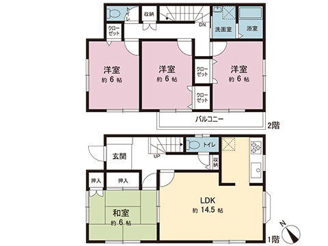 中古戸建 あきる野市草花 JR五日市線東秋留駅 2,499万円