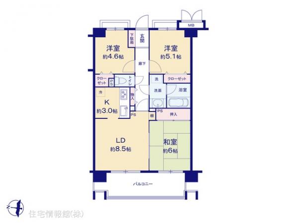 中古マンション 千葉県千葉市中央区祐光４丁目3-7 JR総武本線東千葉駅 2,499万円