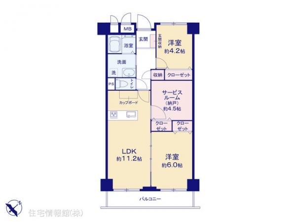 中古マンション 千葉県市川市鬼高２丁目12-5 JR中央・総武線下総中山駅 3,199万円